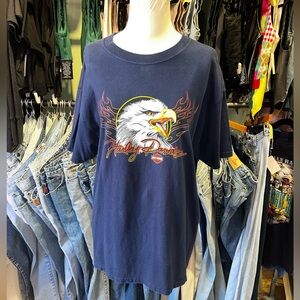 Vintage y2k HARLEY DAVIDSON t shirt Eagle tee